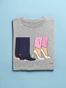 Stepping Of Shoes T-shirt -Stellina Chen Designs