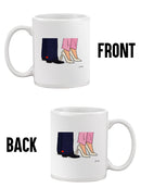 Stepping Of Shoes Mug -Stellina Chen Designs
