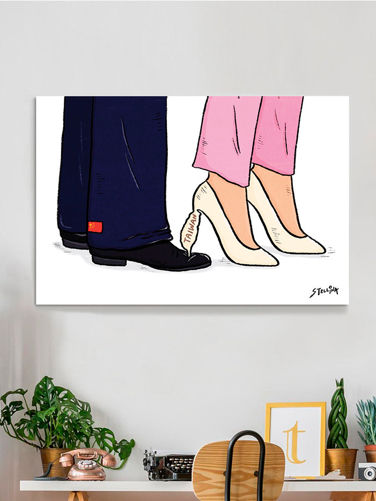 Stepping Of Shoes Wall Art -Stellina Chen Designs