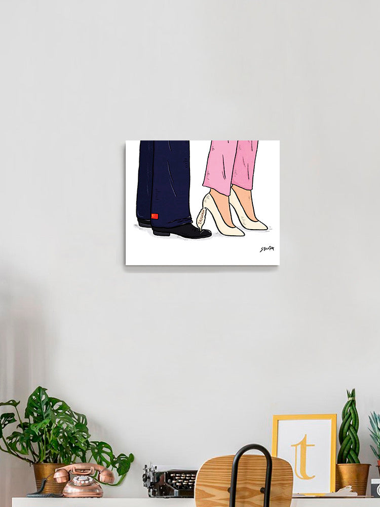 Stepping Of Shoes Wall Art -Stellina Chen Designs