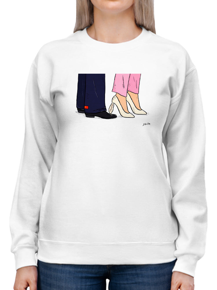 Stepping Of Shoes Hoodie or Sweatshirt -Stellina Chen Designs