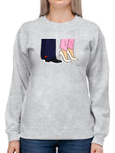 Stepping Of Shoes Hoodie or Sweatshirt -Stellina Chen Designs