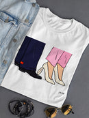 Stepping Of Shoes T-shirt -Stellina Chen Designs