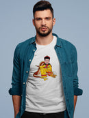 Man On A Dragon T-shirt -Stellina Chen Designs