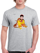 Man On A Dragon T-shirt -Stellina Chen Designs
