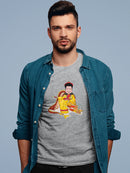 Man On A Dragon T-shirt -Stellina Chen Designs