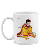 Man On A Dragon Mug -Stellina Chen Designs