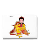 Man On A Dragon Wall Art -Stellina Chen Designs