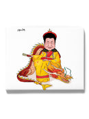 Man On A Dragon Wall Art -Stellina Chen Designs