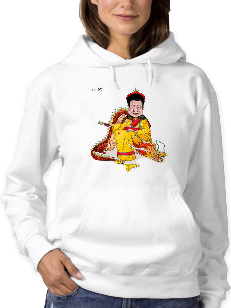 Man On A Dragon Hoodie or Sweatshirt -Stellina Chen Designs