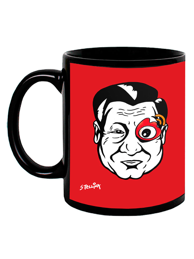 Man With A Tec Eye Mug -Stellina Chen Designs