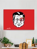 Man With A Tec Eye Wall Art -Stellina Chen Designs