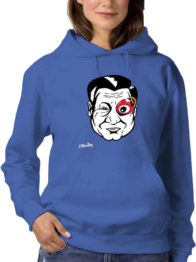 Man With A Tec Eye Hoodie or Sweatshirt -Stellina Chen Designs