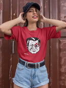 Man With A Tec Eye T-shirt -Stellina Chen Designs