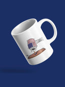 Inflatable Toy Sanctions Mug -Morad Kotkot  Designs