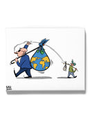 Economy On The Run Wall Art -Morad Kotkot  Designs