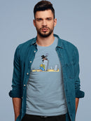 Gravedigger And Mourner T-shirt -Morad Kotkot  Designs