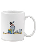 Gravedigger And Mourner Mug -Morad Kotkot  Designs