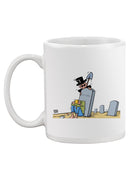 Gravedigger And Mourner Mug -Morad Kotkot  Designs