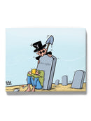 Gravedigger And Mourner Wall Art -Morad Kotkot  Designs