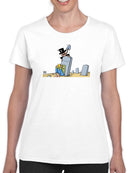 Gravedigger And Mourner T-shirt -Morad Kotkot  Designs