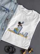 Gravedigger And Mourner T-shirt -Morad Kotkot  Designs