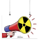 To The Sound Of Nuclear Alarm Wrapped Canvas -Arcadio Esquivel Designs