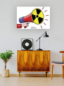 To The Sound Of Nuclear Alarm Wrapped Canvas -Arcadio Esquivel Designs
