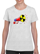To The Sound Of Nuclear Alarm T-shirt -Arcadio Esquivel Designs
