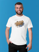 Empty Chairs T-shirt -Arcadio Esquivel Designs