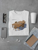 Empty Chairs T-shirt -Arcadio Esquivel Designs