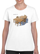 Empty Chairs T-shirt -Arcadio Esquivel Designs