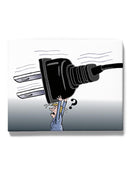 Electric Dependency Wrapped Canvas -Arcadio Esquivel Designs