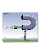 Take What You Give Wrapped Canvas -Arcadio Esquivel Designs