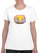 Afterlife Transition Beach T-shirt -Ali Rastroo Designs