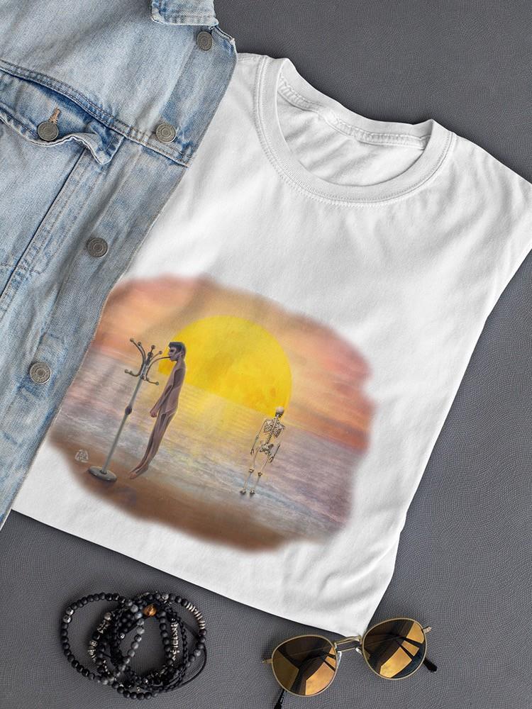 Afterlife Transition Beach T-shirt -Ali Rastroo Designs