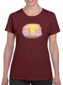 Afterlife Transition Beach T-shirt -Ali Rastroo Designs
