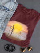 Afterlife Transition Beach T-shirt -Ali Rastroo Designs