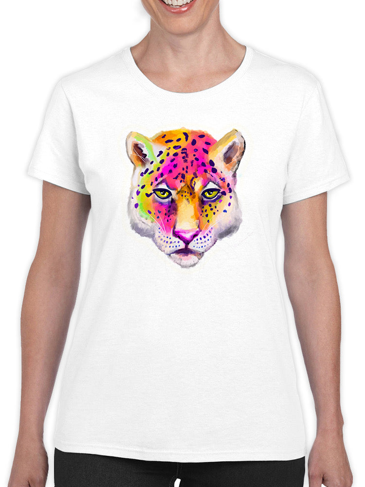 Rainbow Leopard T-shirt -Rose Khan Designs