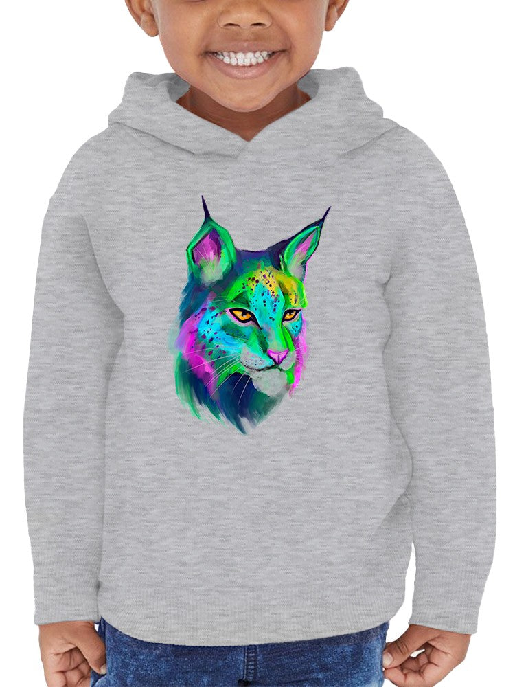 Rainbow Lynx Hoodie -Rose Khan Designs