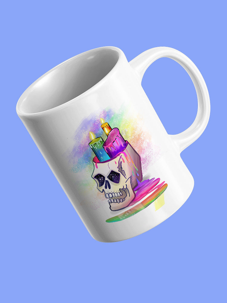 Candle Skull Mug -Rose Khan Designs