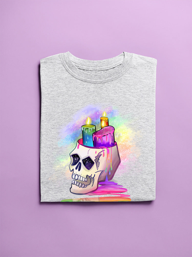 Candle Skull T-shirt -Rose Khan Designs
