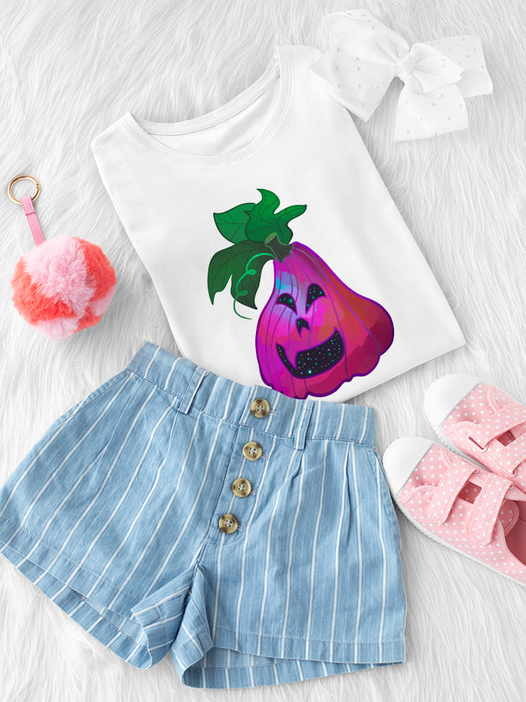 Celestial Pink Pumpkin T-shirt -Rose Khan Designs