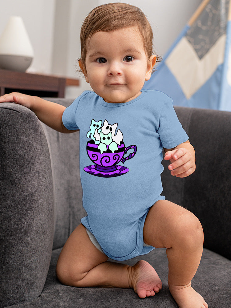 Ghosts In A Cup Bodysuit -Rose Khan Designs