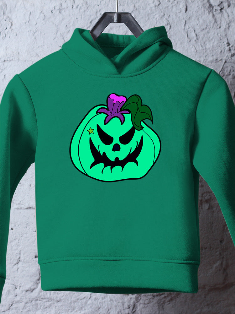 Green Wicked Pumpkin Hoodie -Rose Khan Designs