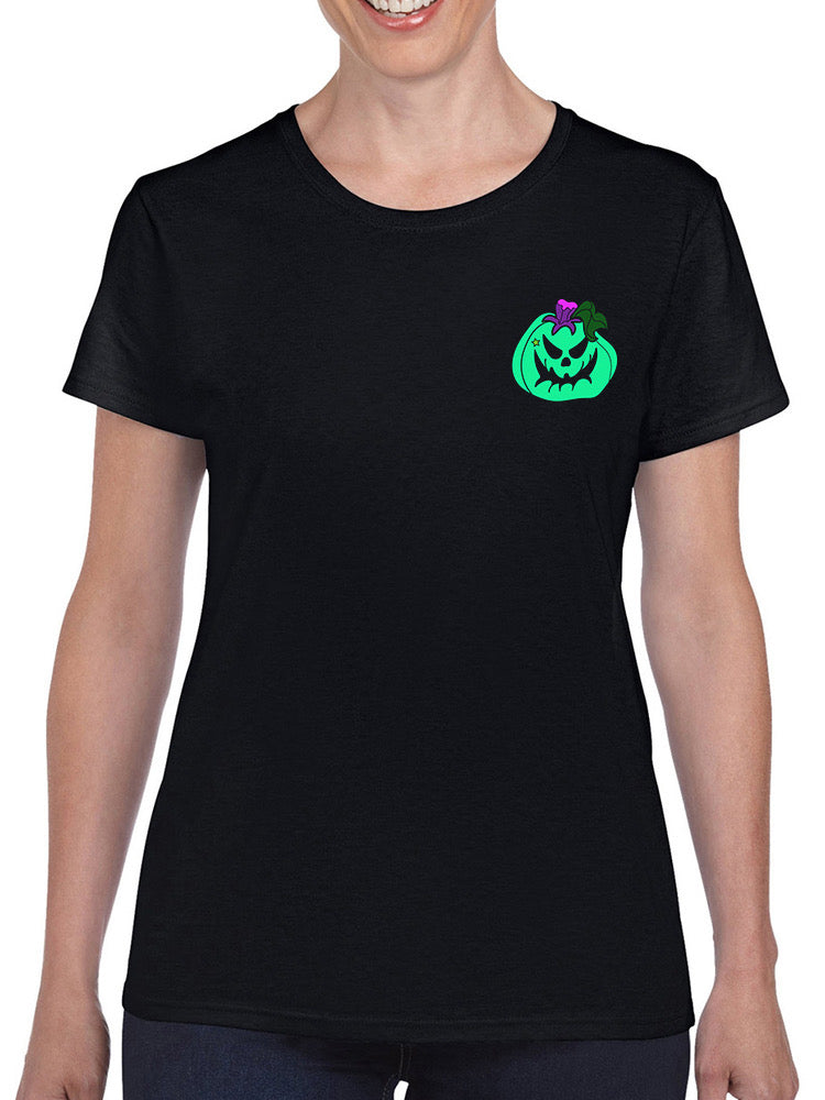 Green Wicked Pumpkin T-shirt -Rose Khan Designs