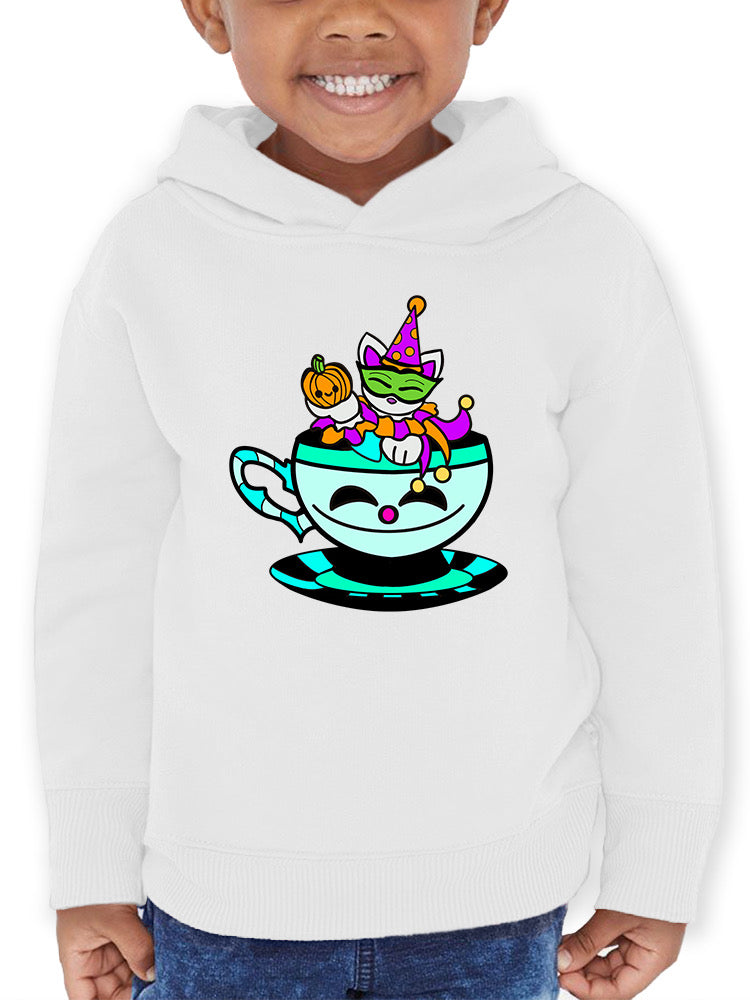 Jester In A Cup Hoodie -Rose Khan Designs