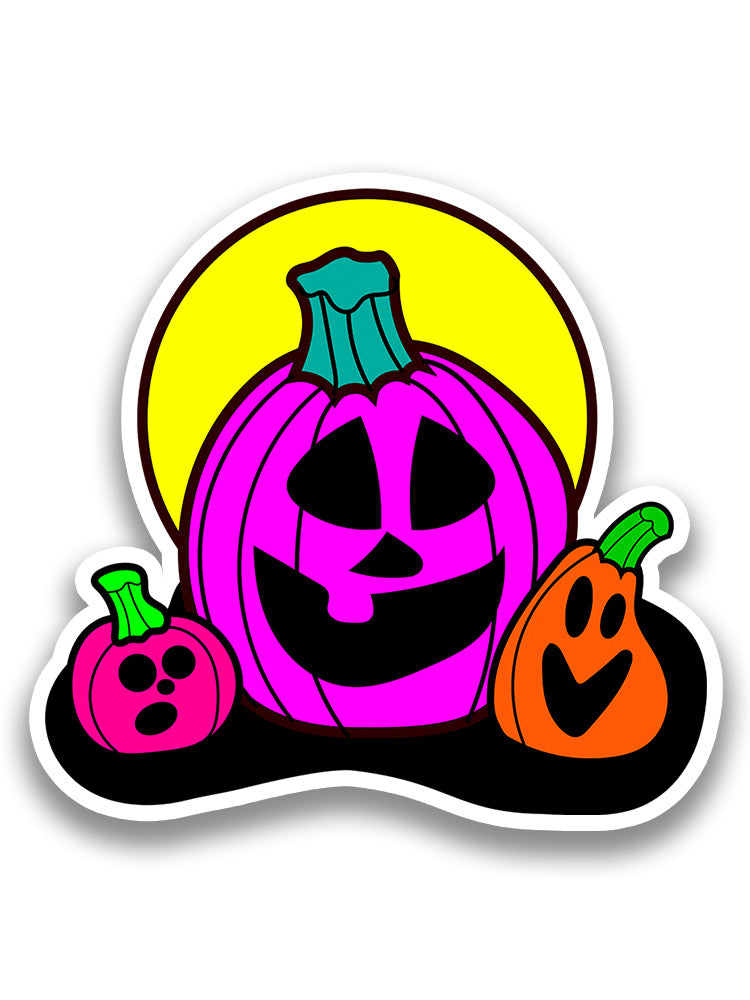 Pumpkin Family Sticker -Rose Khan Designs
