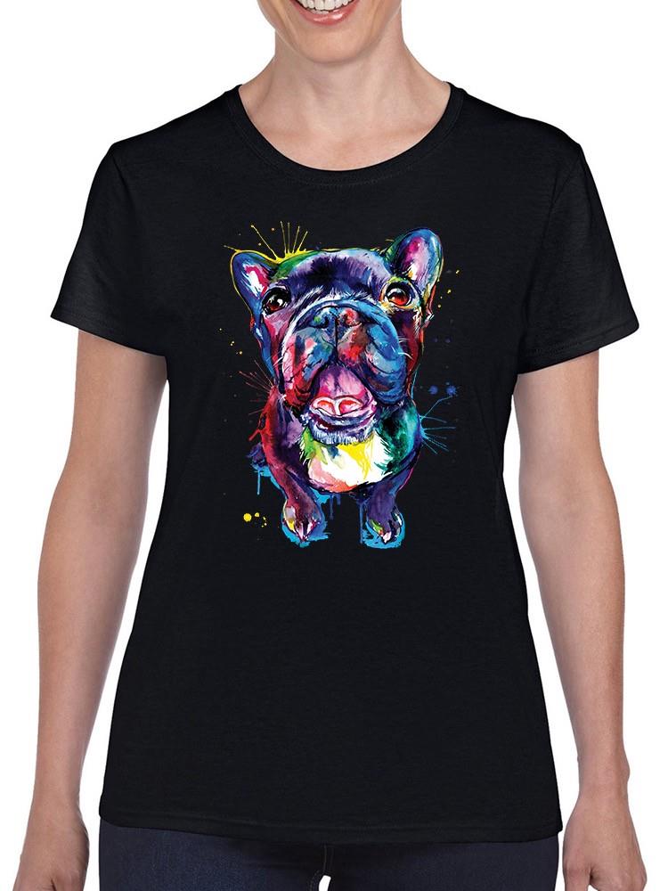 Cute And Colorful French Bulldog T-shirt -Weekday Best Designs