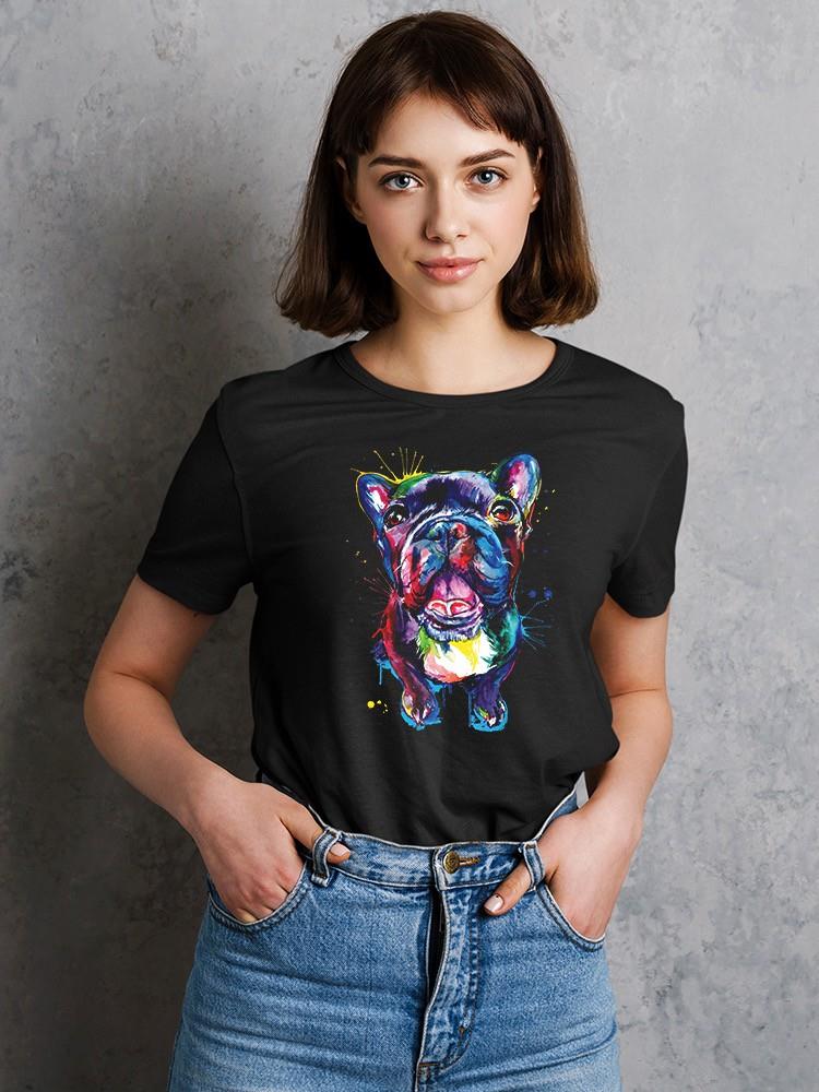 Cute And Colorful French Bulldog T-shirt -Weekday Best Designs